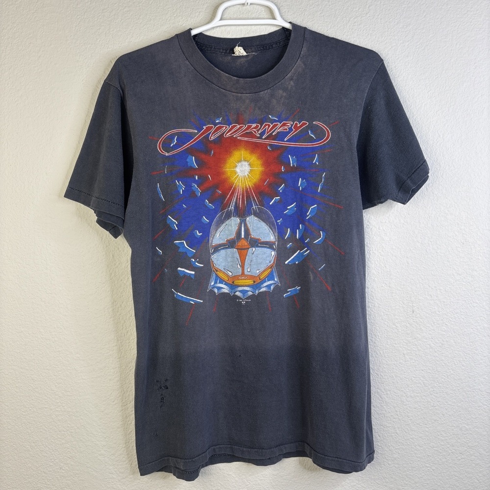 VTG 1982 Journey Escape Tour T-Shirt Faded Distressed S/M See Measurements